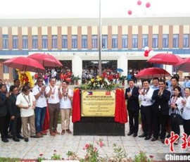 中国援建菲律宾南阿古桑省戒毒中心举行交接仪式 中国援建菲律宾南阿古桑省戒毒中心举行交接仪式